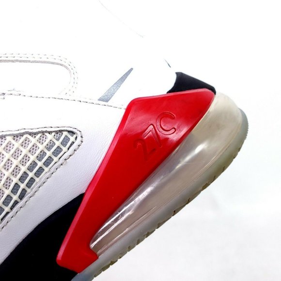 Air Jordan Mars 270 Mens 7.5 Shoes White Fire Red - Picture 12 of 12